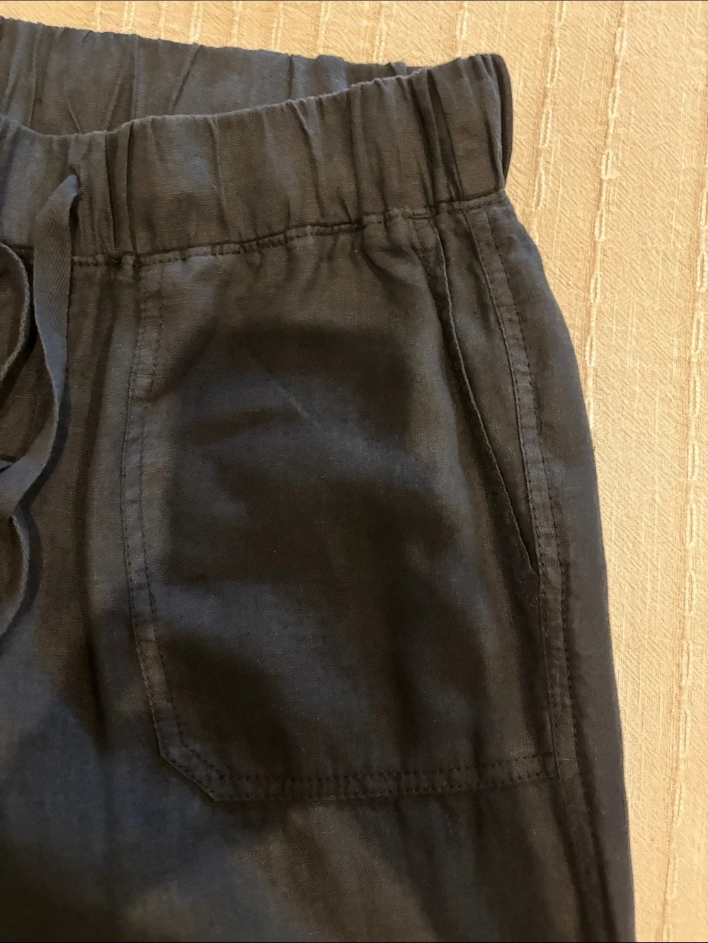 Caslon Black Elastic Waist Jogger Pants Size Small